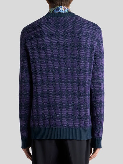 WOOL JACQUARD SWEATER