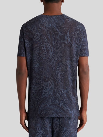PAISLEY-PRINT T-SHIRT