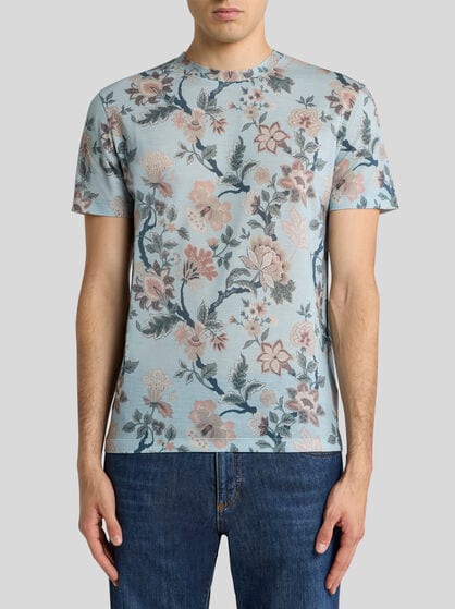 T-SHIRT WITH FLORAL PRINT