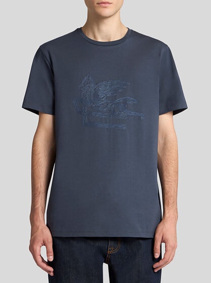 EMBROIDERED T-SHIRT WITH MAXI-PEGASO