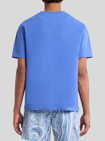 T-SHIRT WITH PEGASO EMBROIDERY