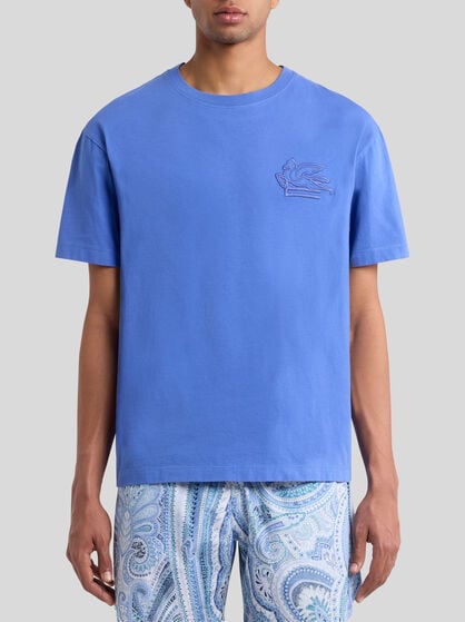 T-SHIRT WITH PEGASO EMBROIDERY