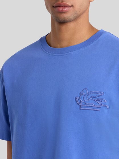 T-SHIRT WITH PEGASO EMBROIDERY