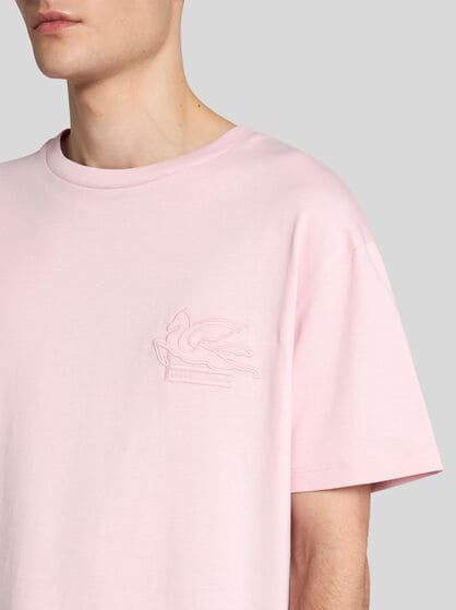 T-SHIRT WITH PEGASO EMBROIDERY