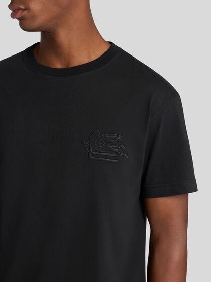 T-SHIRT WITH PEGASO EMBROIDERY