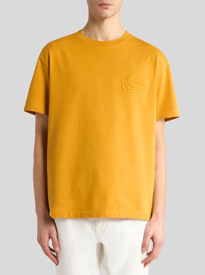 T-SHIRT WITH PEGASO EMBROIDERY