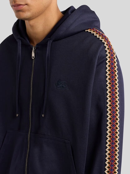HOODED SWEATSHIRT WITH PEGASO EMBROIDERY