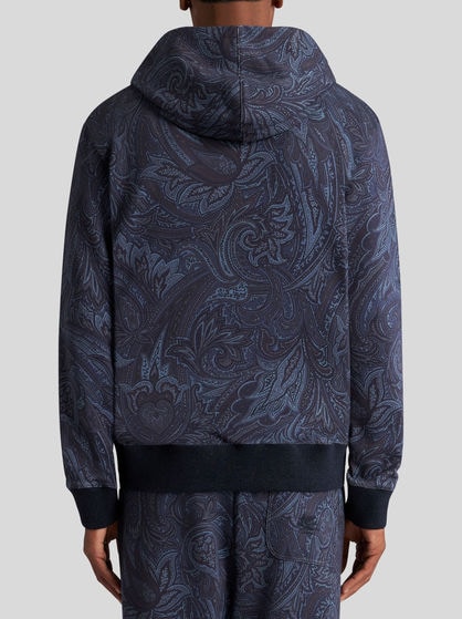 PAISLEY HOODED SWEATSHIRT