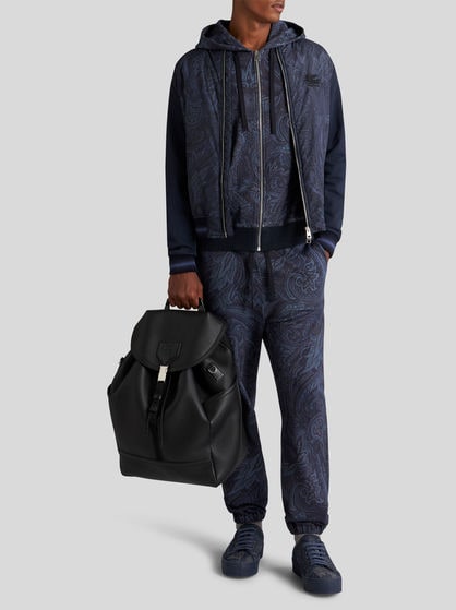PAISLEY HOODED SWEATSHIRT