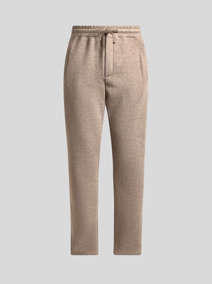 JACQUARD JOGGING TROUSERS WITH ARNICA MOTIF