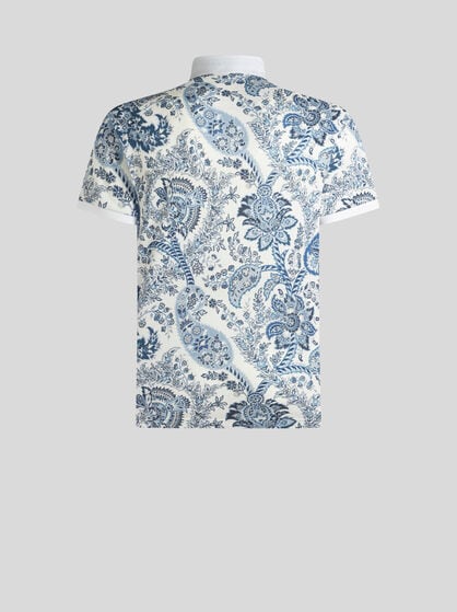 FLORAL PAISLEY POLO SHIRT