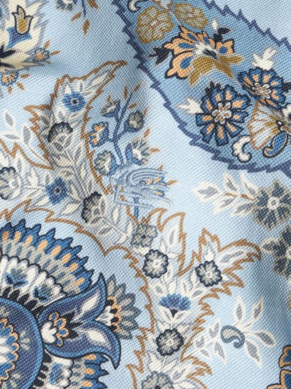 FLORAL PAISLEY POLO SHIRT