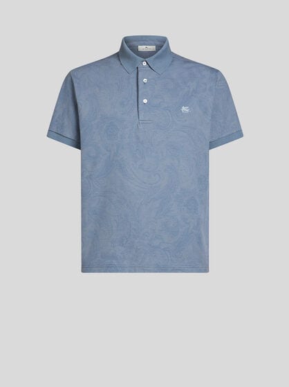 PAISLEY JACQUARD POLO SHIRT