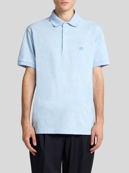 PAISLEY JACQUARD POLO SHIRT