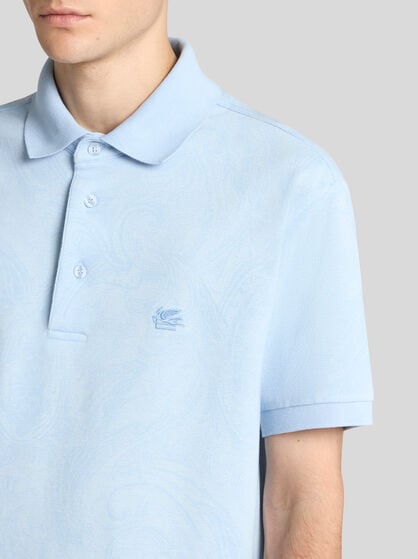 PAISLEY JACQUARD POLO SHIRT