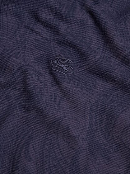 PAISLEY JACQUARD POLO SHIRT