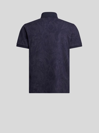 PAISLEY JACQUARD POLO SHIRT