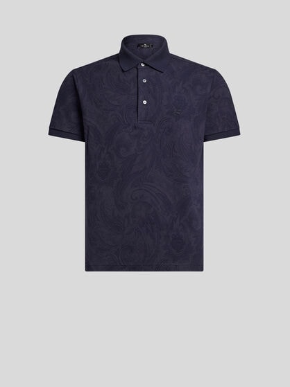 PAISLEY JACQUARD POLO SHIRT