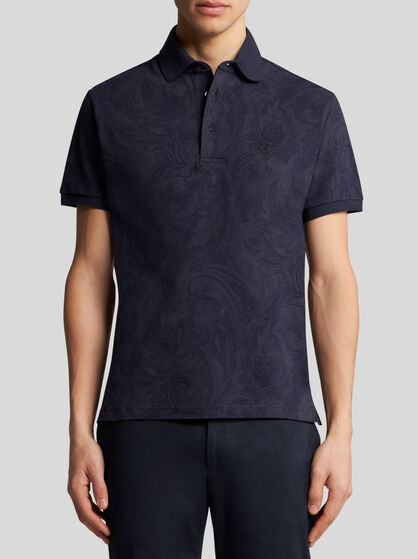 PAISLEY JACQUARD POLO SHIRT