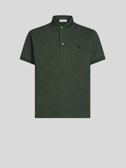 PAISLEY JACQUARD POLO SHIRT
