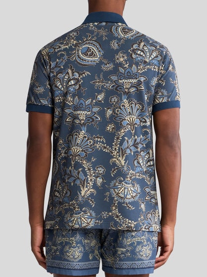 POLO SHIRT WITH FLORAL PRINT