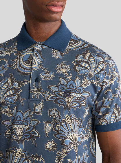 POLO SHIRT WITH FLORAL PRINT
