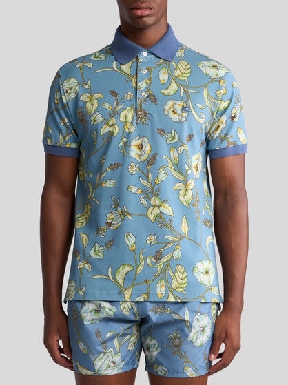 FLORAL POLO SHIRT