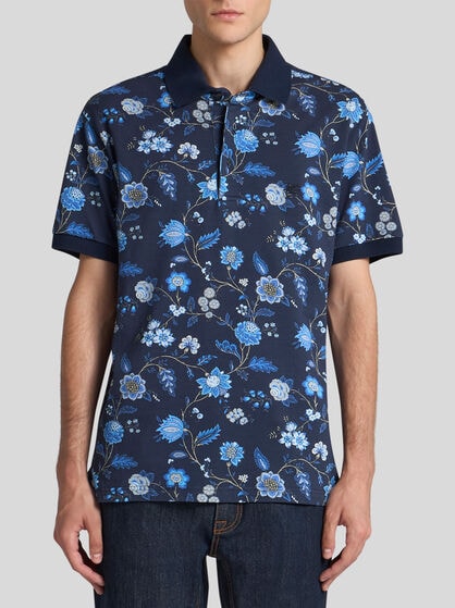 POLO SHIRT WITH FLORAL PRINT