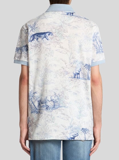 POLO SHIRT WITH SAFARI PRINT