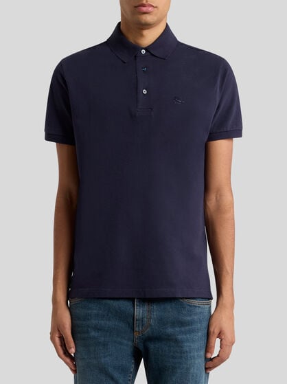 POLO SHIRT WITH PRINTED DETAILS