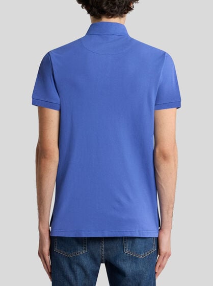COTTON POLO SHIRT WITH PEGASO