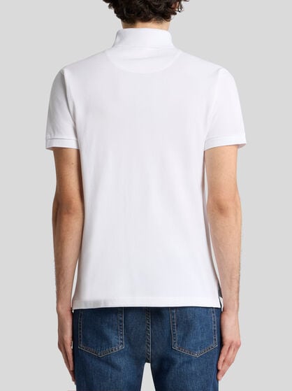 COTTON POLO SHIRT WITH PEGASO