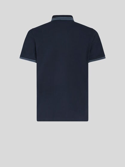 POLOSHIRT MIT LOGO UND STREIFEN