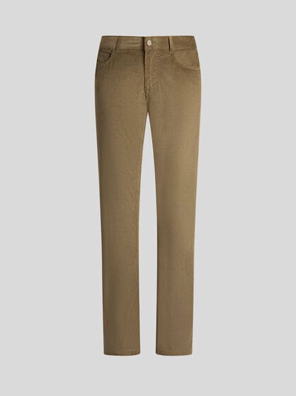 FIVE-POCKET TROUSERS IN COTTON CORDUROY