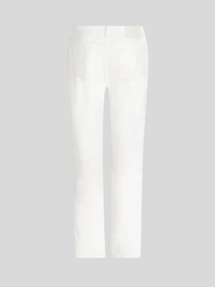 JACQUARD DENIM JEANS