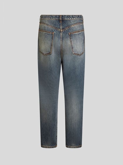 VINTAGE-EFFECT JEANS
