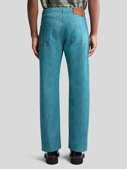 FIVE-POCKET JEANS WITH PEGASO