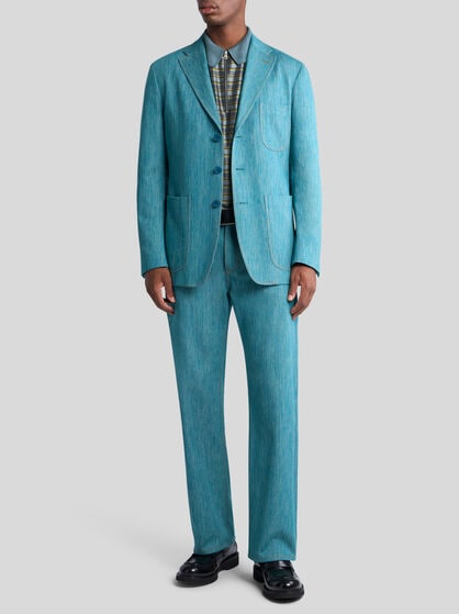 FIVE-POCKET JEANS WITH PEGASO