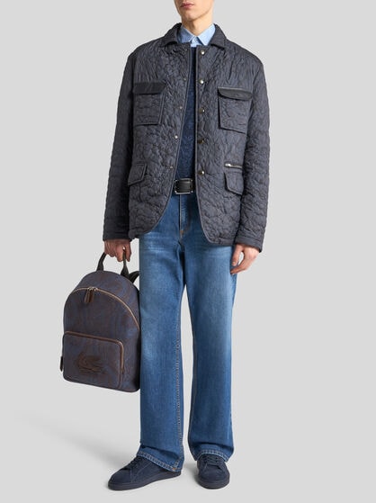 STRAIGHT-LEG JEANS WITH PEGASO