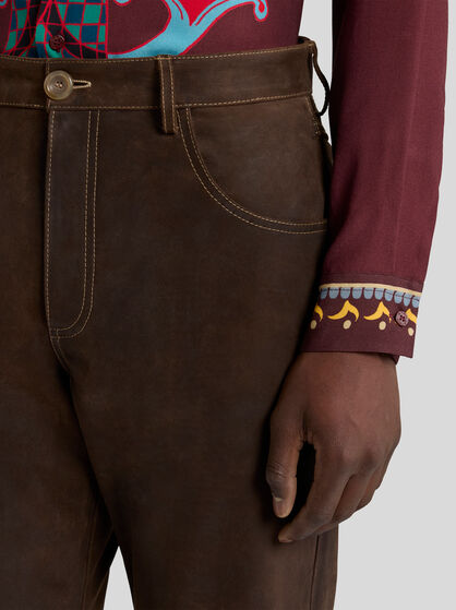 LEATHER TROUSERS