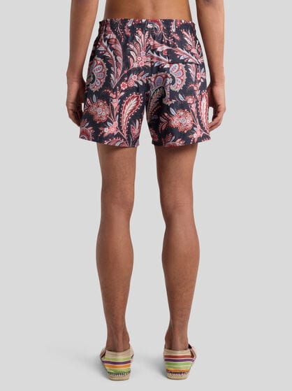 SWIMSUIT WITH FLORAL PAISLEY PRINT