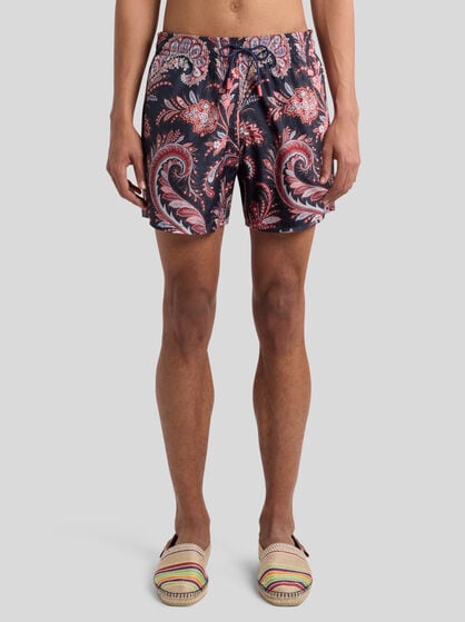 SWIMSUIT WITH FLORAL PAISLEY PRINT