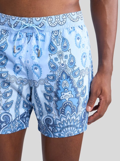 SWIMSUIT WITH MEDALLION PRINT