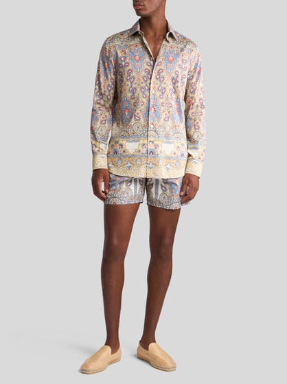 SWIMSUIT WITH MEDALLION PRINT