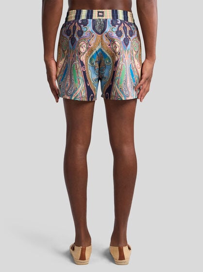 MULTICOLOURED PAISLEY SWIMMING COSTUME