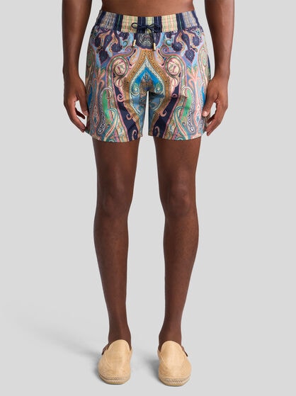 MULTICOLOURED PAISLEY SWIMMING COSTUME