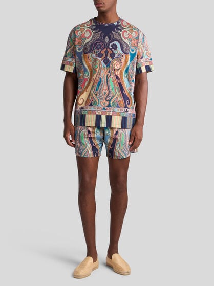 MULTICOLOURED PAISLEY SWIMMING COSTUME