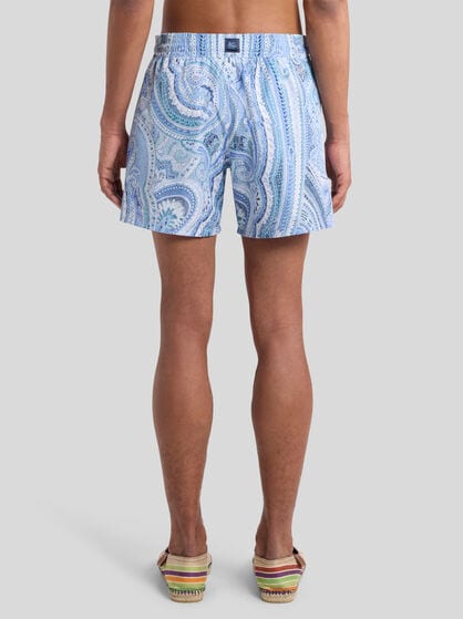 SWIMSUIT WITH PLACED FLORAL PRINT