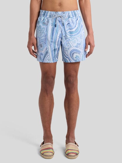 SWIMSUIT WITH PLACED FLORAL PRINT