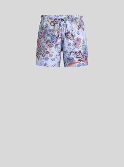 SWIMSUIT WITH PLACED FLORAL PRINT